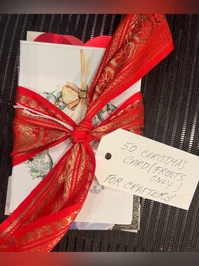 CHRISTMAS craft cards - 50 pieces